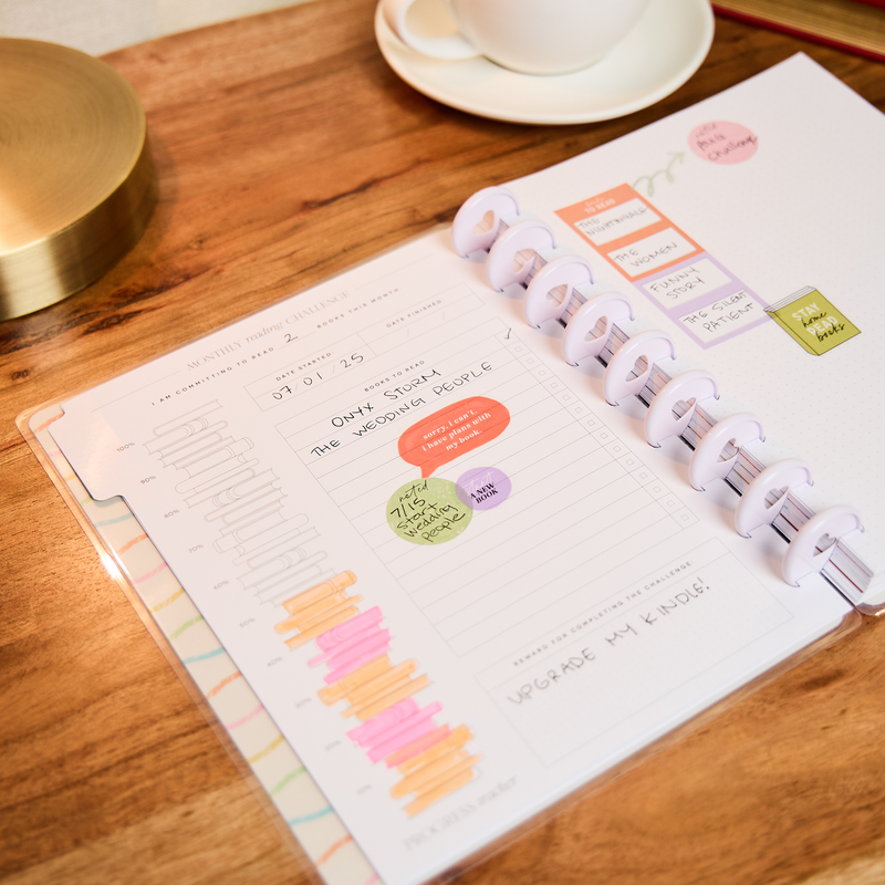 Book Club - Classic Guided Reading Journal - 80 Sheets – Happy Planner