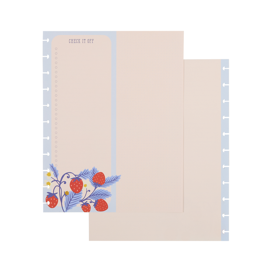 Ctosree Cornell Notes Loose Leaf Paper Notebook Taking System Filler Paper 8.5 X 11 Inch 3 Hole Punch, Double Sided For Office School College Home(400 Sheets
