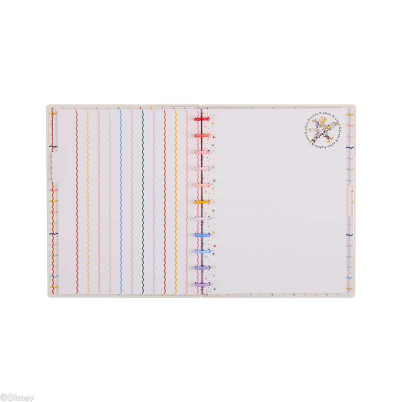 Dotted Mouse Disney Mickey Mouse & Friends Teacher - Dotted Lined Big Notebook - 60 ...
