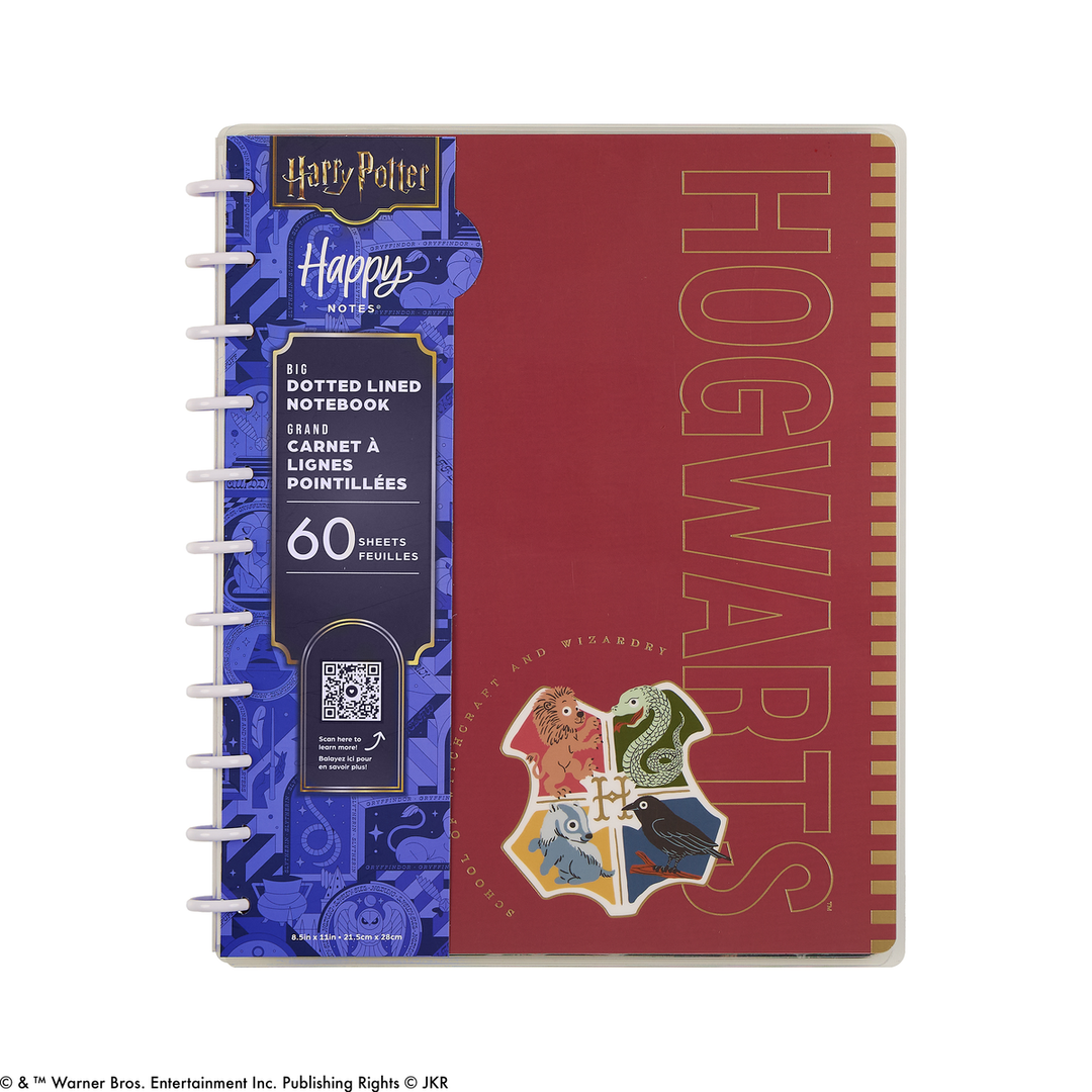 Harry Potter Student - Dotted Lined Big Notebook - 60 Sheets