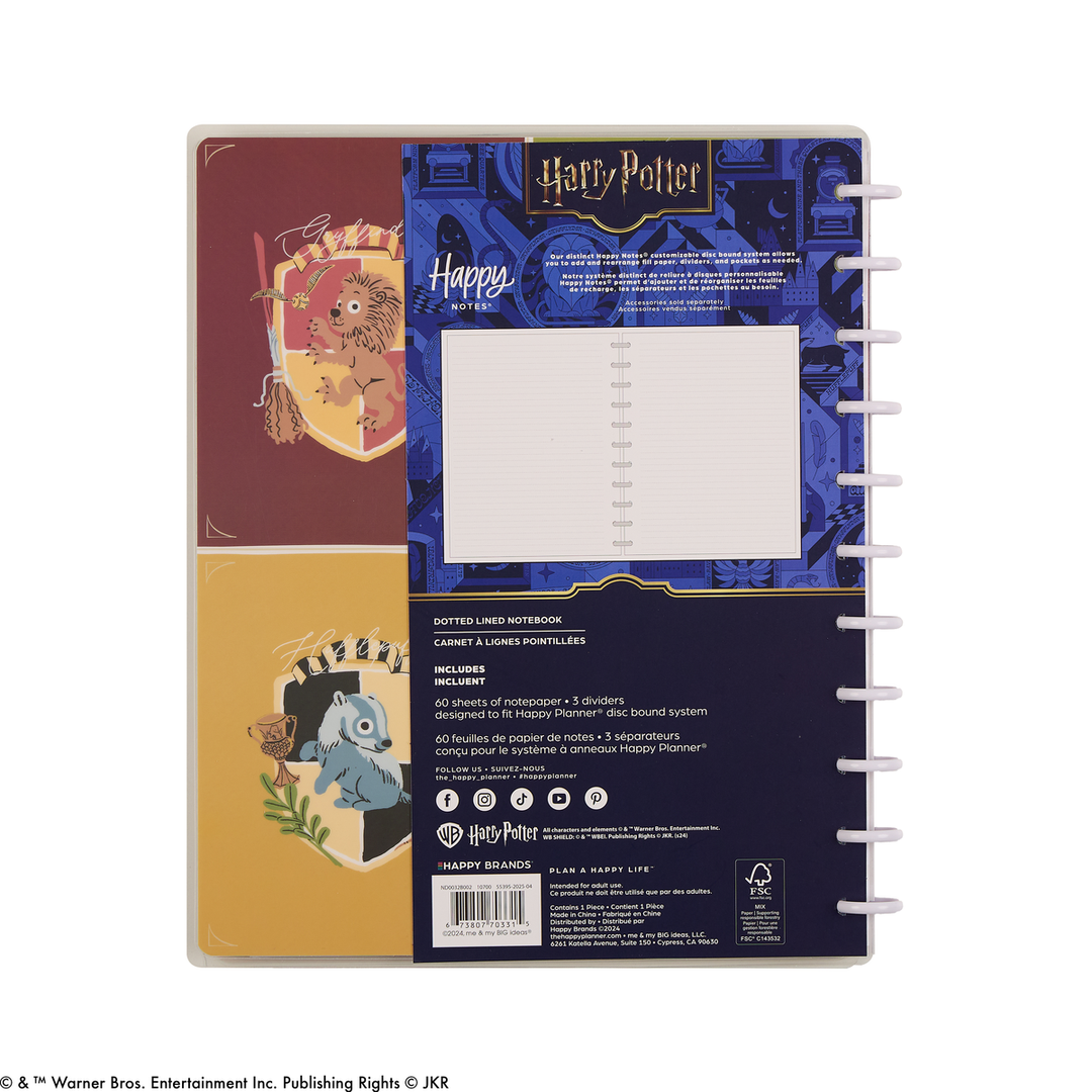 Harry Potter Teacher - Dotted Lined Big Notebook - 60 Sheets