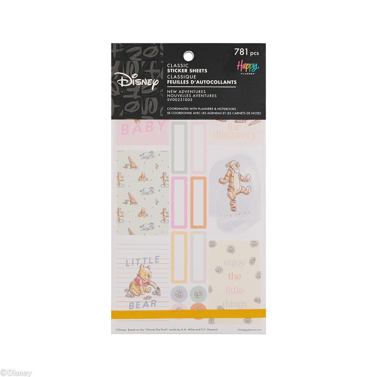Disney Winnie the Pooh Baby - Value Pack Stickers