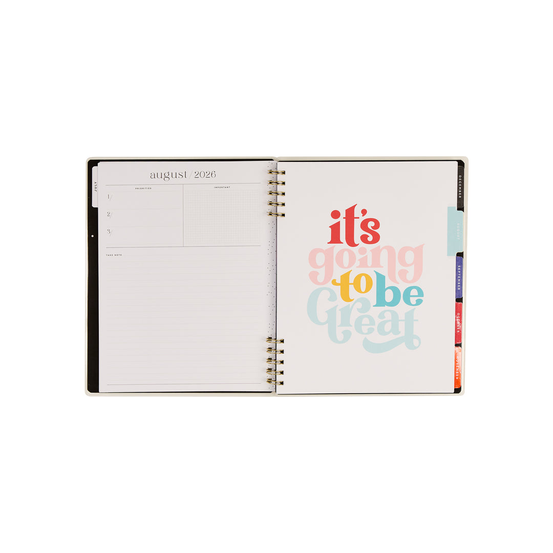 2026–2027 Bright Lessons Customizable Spiral Teacher Planner - Big