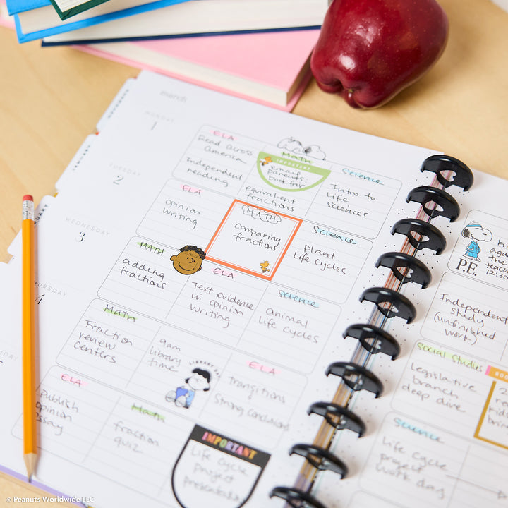 2026–2027 PEANUTS™ Customizable Teacher Planner - Big Teacher