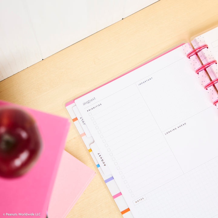 2026–2027 PEANUTS™ Customizable Planner - Classic Dashboard Layout