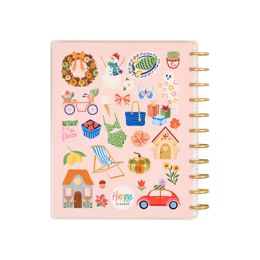 2026–2027 Seasonal Joy Customizable Teacher Planner - Big Teacher