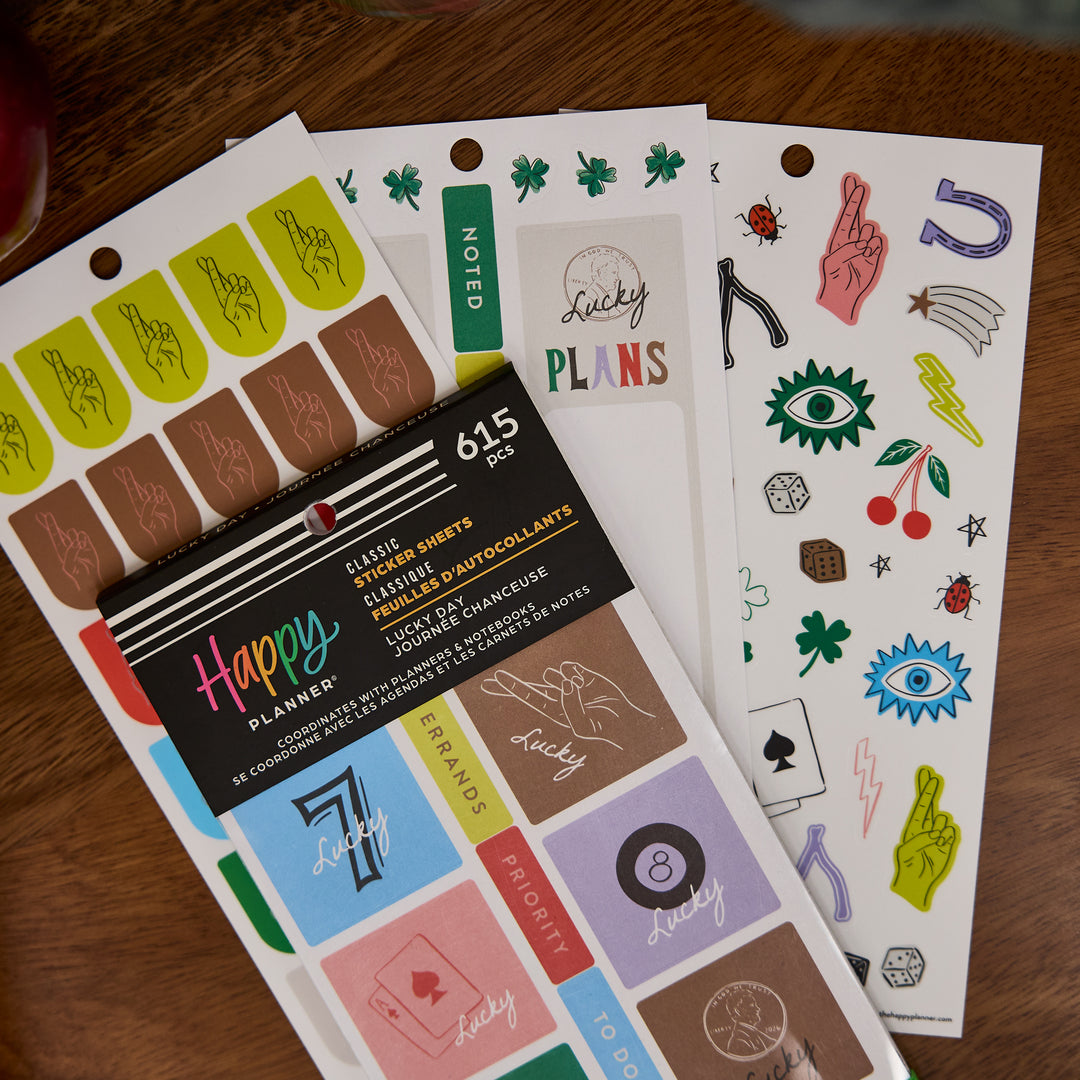 Lucky Day - Value Pack Stickers – Happy Planner