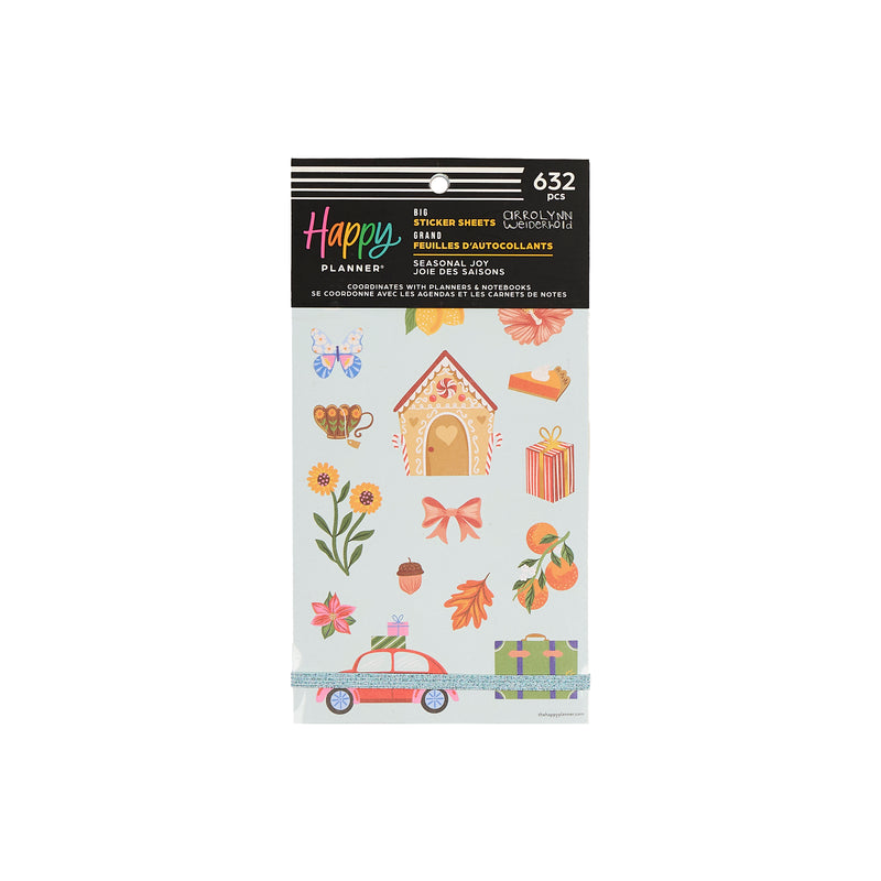 Seasonal Joy Teacher - Value Pack Stickers - Big – Happy Planner