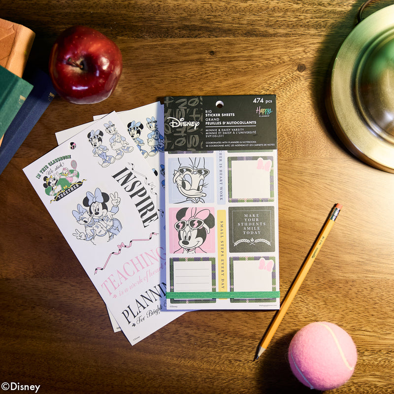 Disney Minnie Mouse & Daisy Duck Varsity Teacher - Value Pack Stickers ...