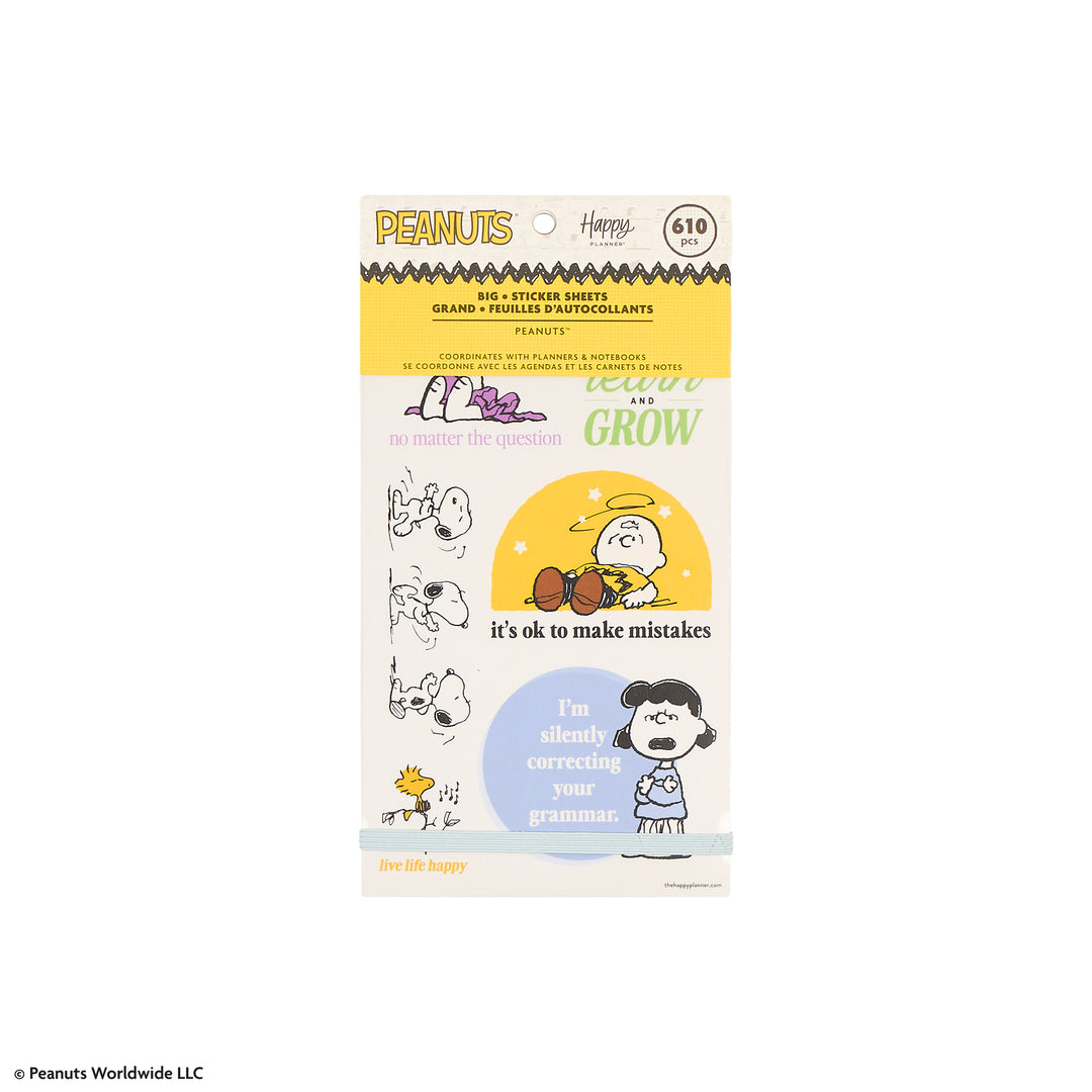 PEANUTS™ Teacher - Value Pack Stickers - Big – Happy Planner