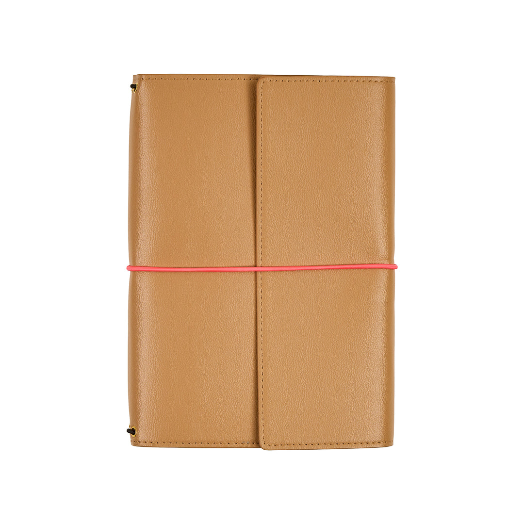 Camel Vegan Leather - Undated Customizable Planning Folio Bundle
