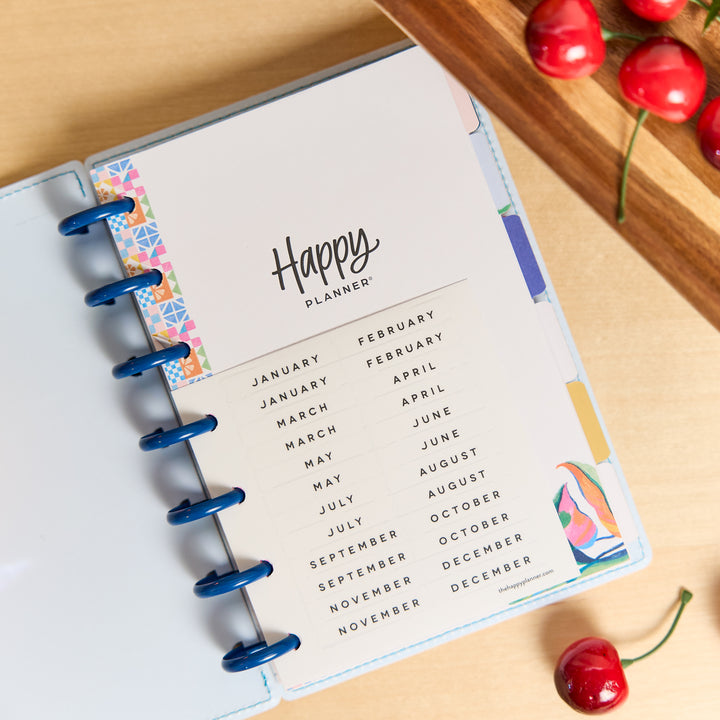 DELUXE Undated Sunshine Splash Customizable Planner - Mini