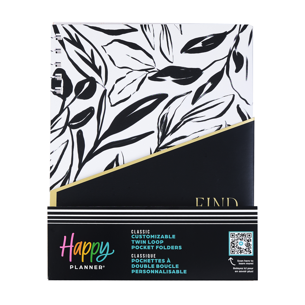 Find Your Happy - Classic Customizable Spiral Planner Pocket