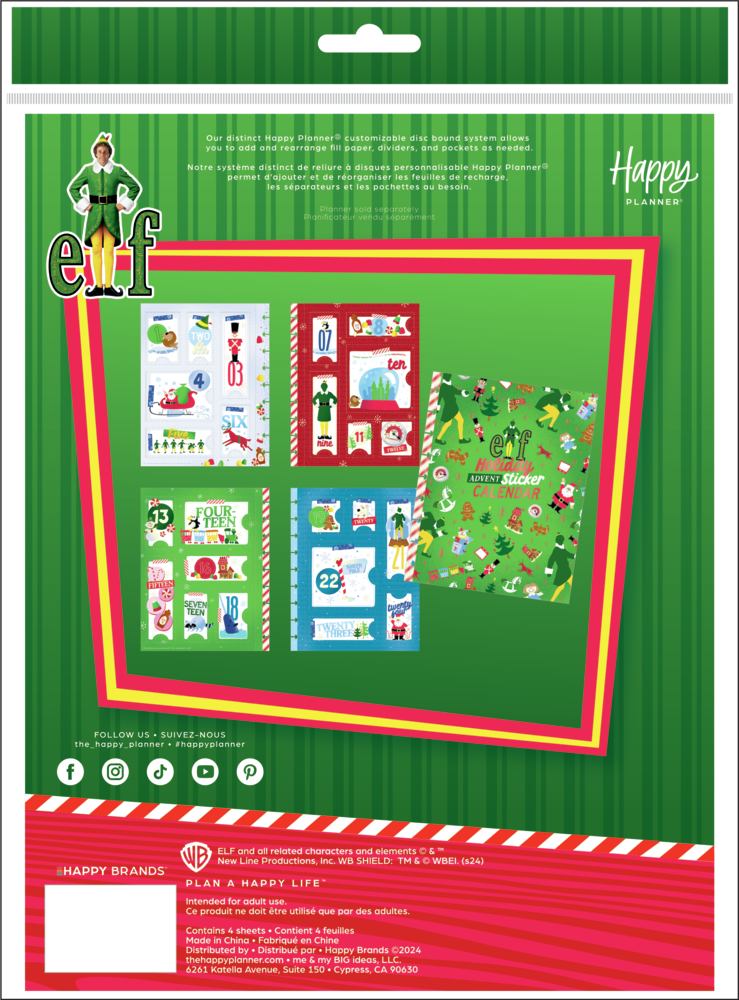 Elf - Classic Sticker Advent Calendar