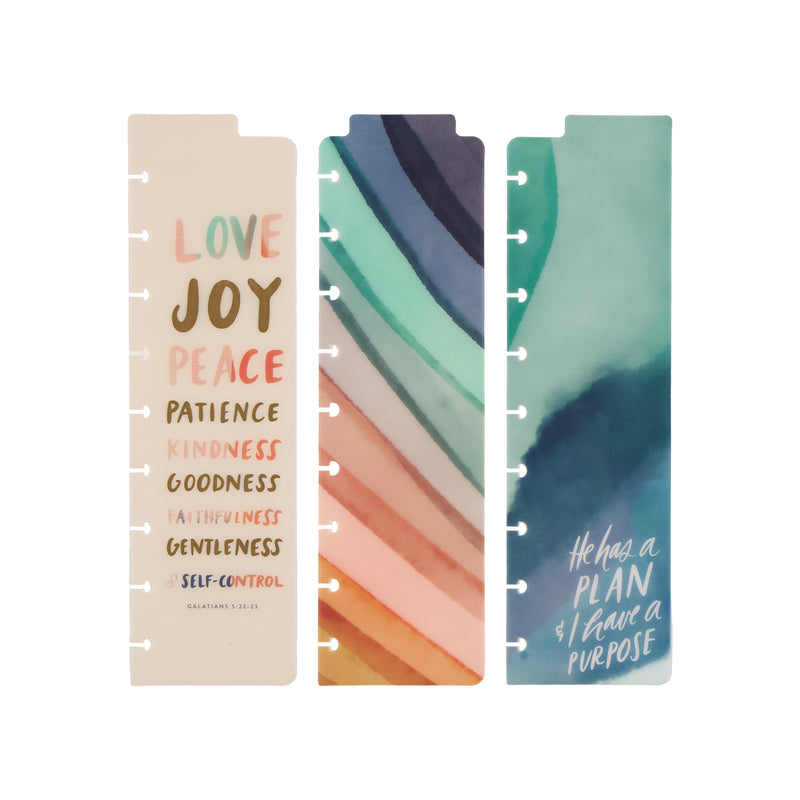 Watercolor Grace Faith - Classic Bookmarks - 3 Pack