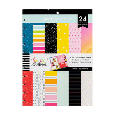 Brights - Prepunched Snap-In Photo Pages