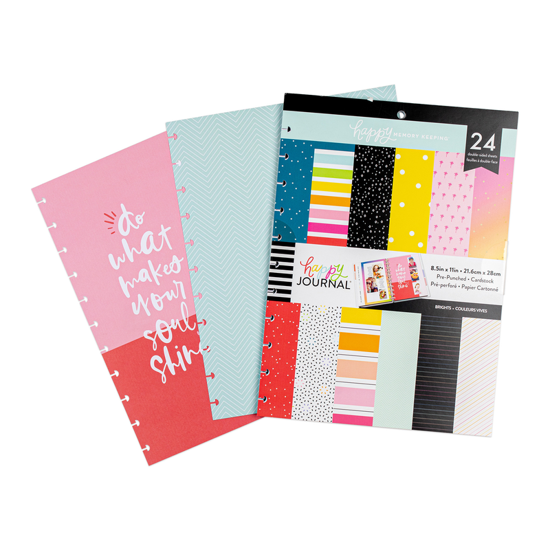 Brights - Prepunched Snap-In Photo Pages