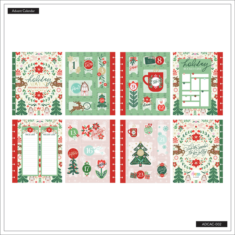 Tis the Season - Sticker Advent Calendar - Classic – Happy Planner tis-the-season-sticker-advent-calendar-classic-happy-planner