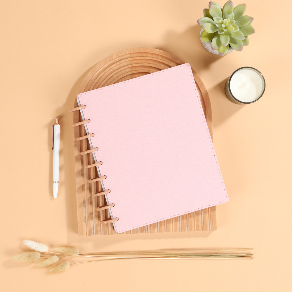 Blush - DELUXE Snap In Classic Planner Cover – Happy Planner