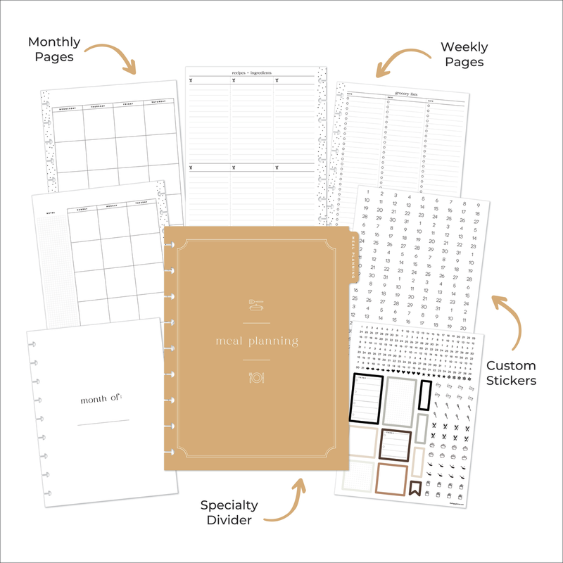 MEAL PLANNING SPECIALTY PACK - 6 MONTHS