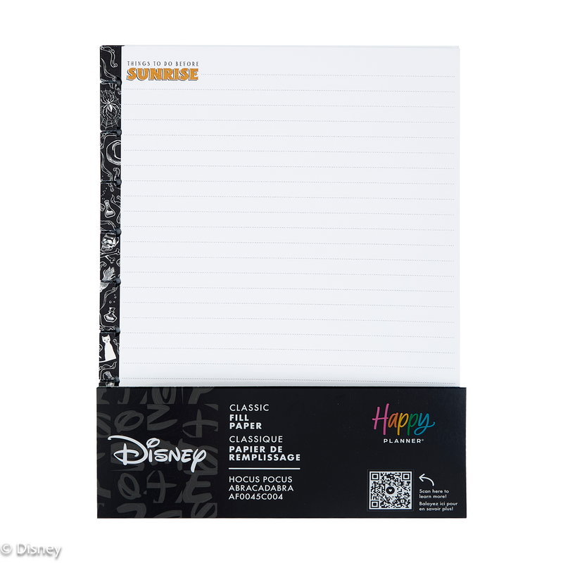 Disney Hocus Pocus - Dotted Lined Classic Filler Paper - 40 Sheets