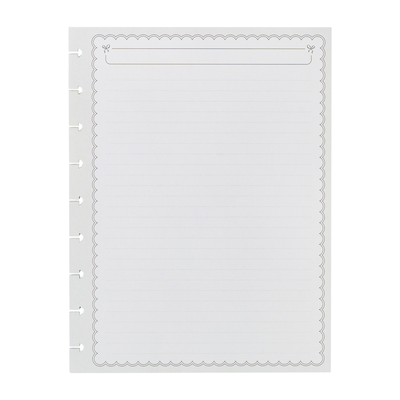 Sweet & Simple - Dotted Lined Classic Filler Paper - 40 Sheets