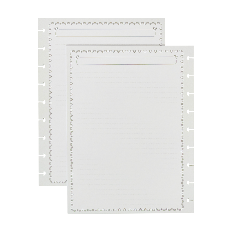 Sweet & Simple - Dotted Lined Classic Filler Paper - 40 Sheets