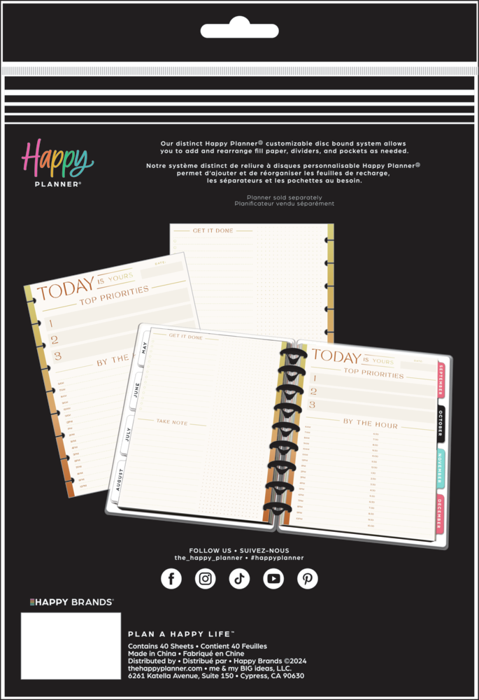 By the Hour - Dashboard Classic Filler Paper - 40 Sheets