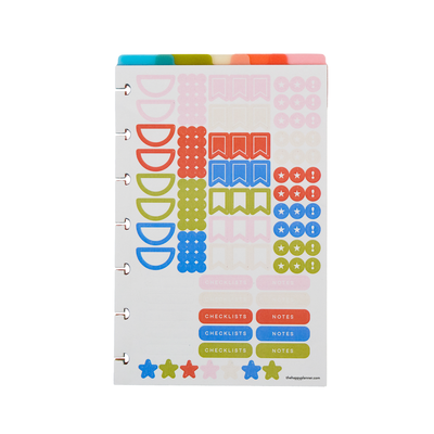 Bright Day - Mini Plastic Dividers - 5 Pack