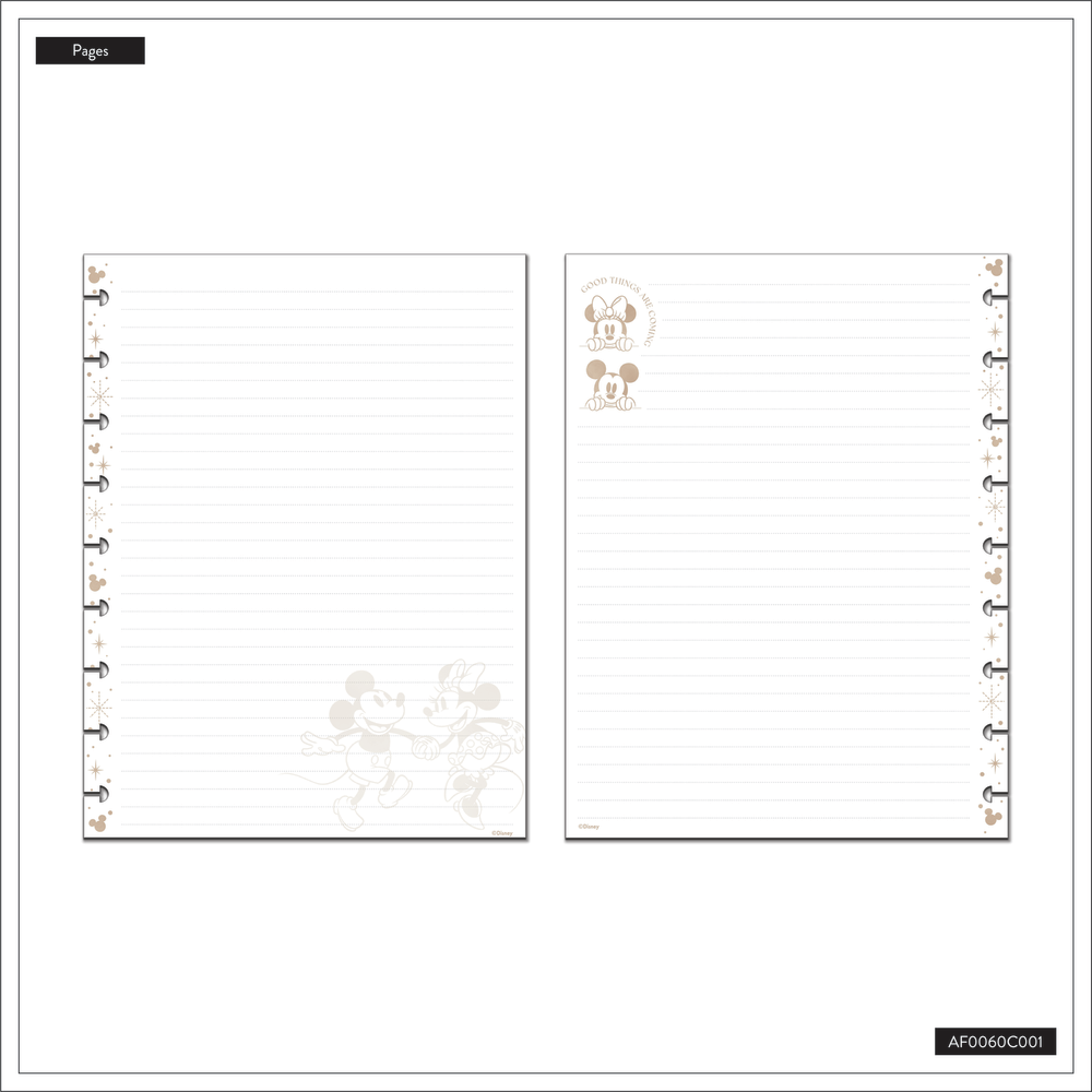 Dotted Mouse Disney Mod Mickey Mouse - Dotted Lined Classic Filler Paper - 40 Sheet ...