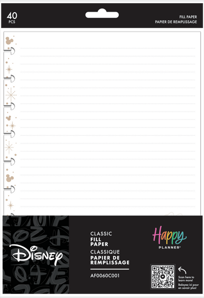 Disney Mod Mickey Mouse - Dotted Lined Classic Filler Paper - 40 Sheets