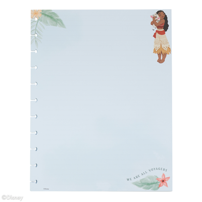 Disney Moana - Dotted Lined Big Filler Paper - 40 Sheets