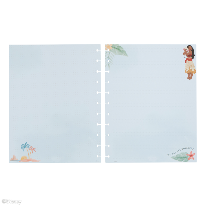 Disney Moana - Dotted Lined Big Filler Paper - 40 Sheets