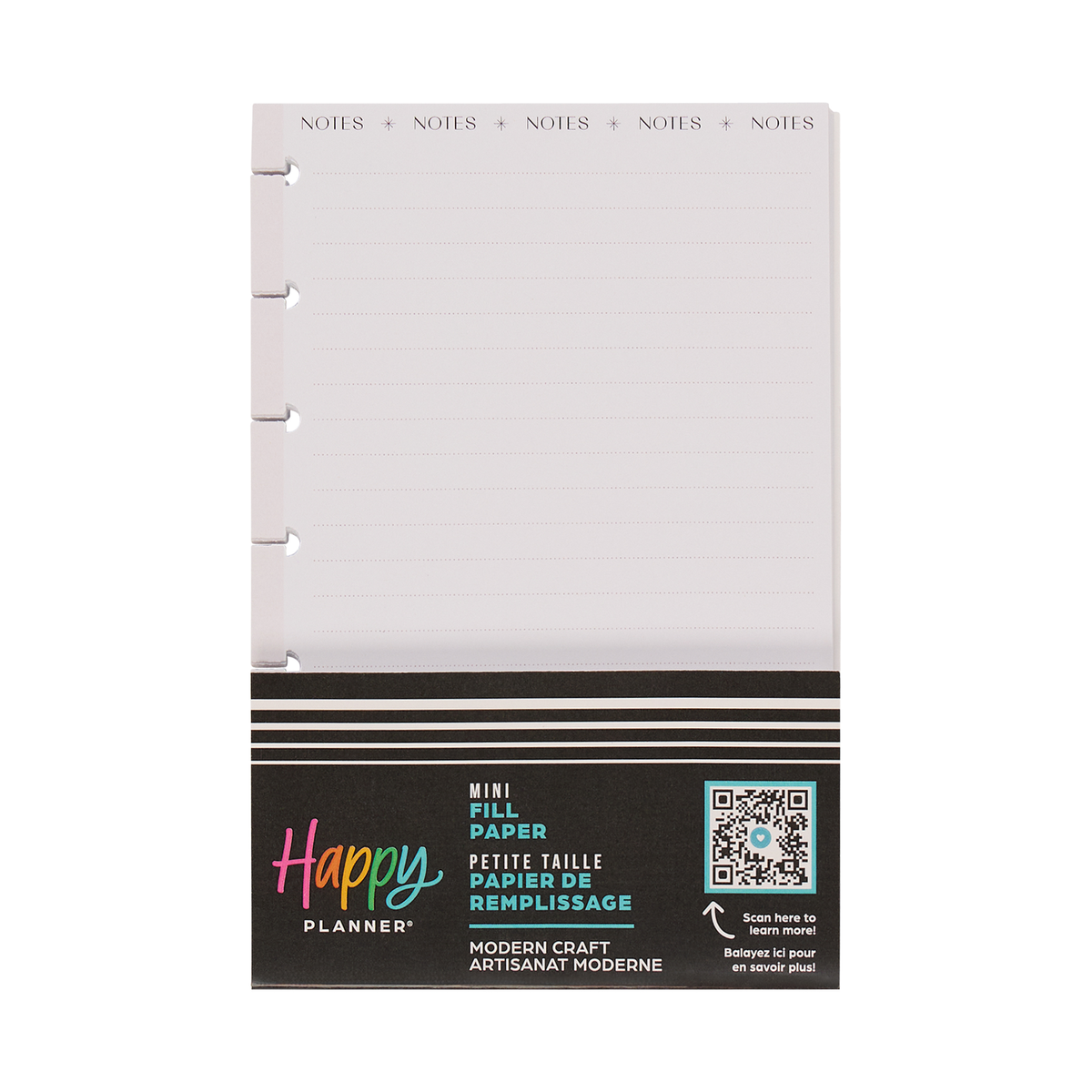 Mini Line Paper Modern Craft - Dotted Lined Mini Filler Paper - 40 Sheets – Happy Planner