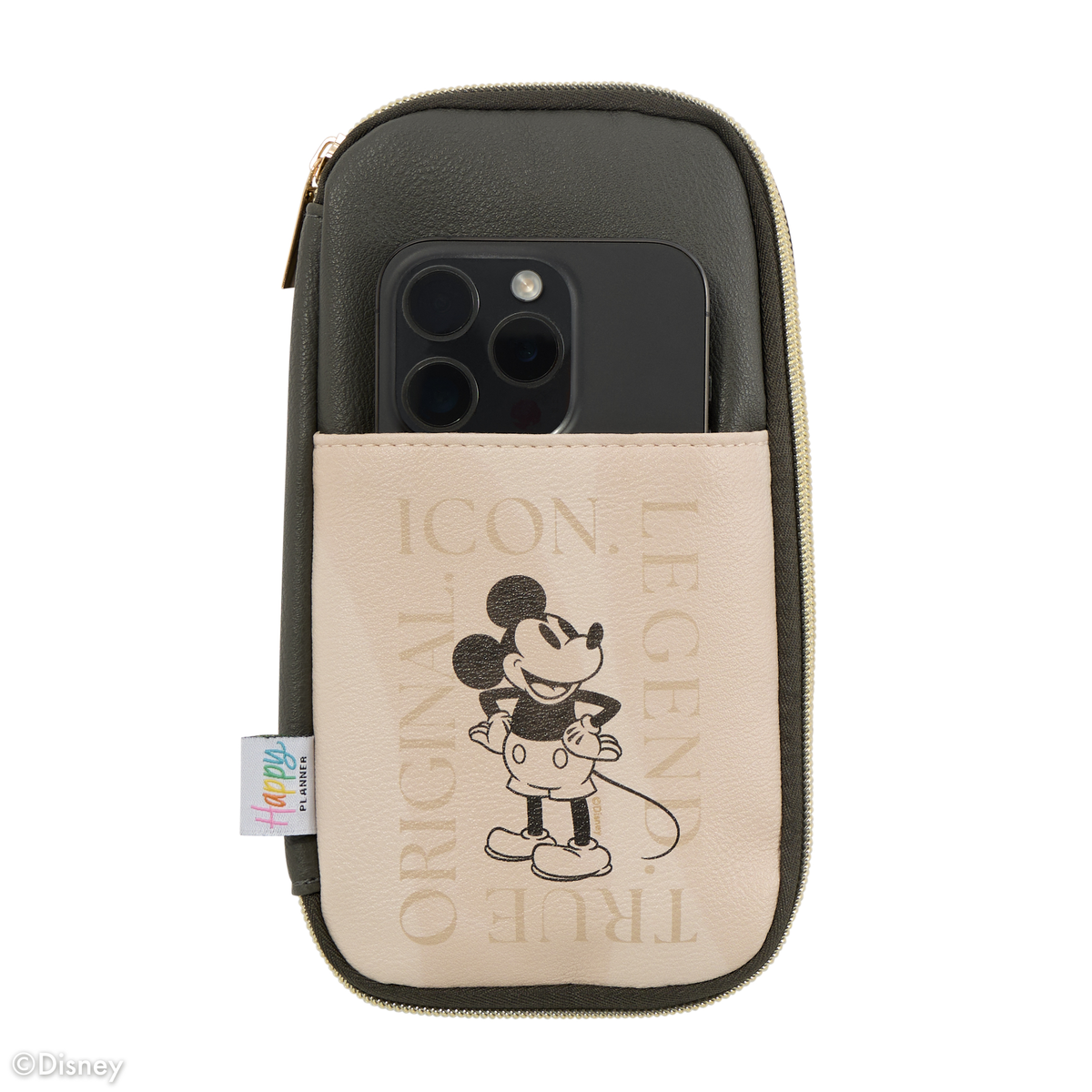Mini Mod Pouch Disney Mod Mickey Mouse - Banded Accessory Zip Pouch – Happy Planner