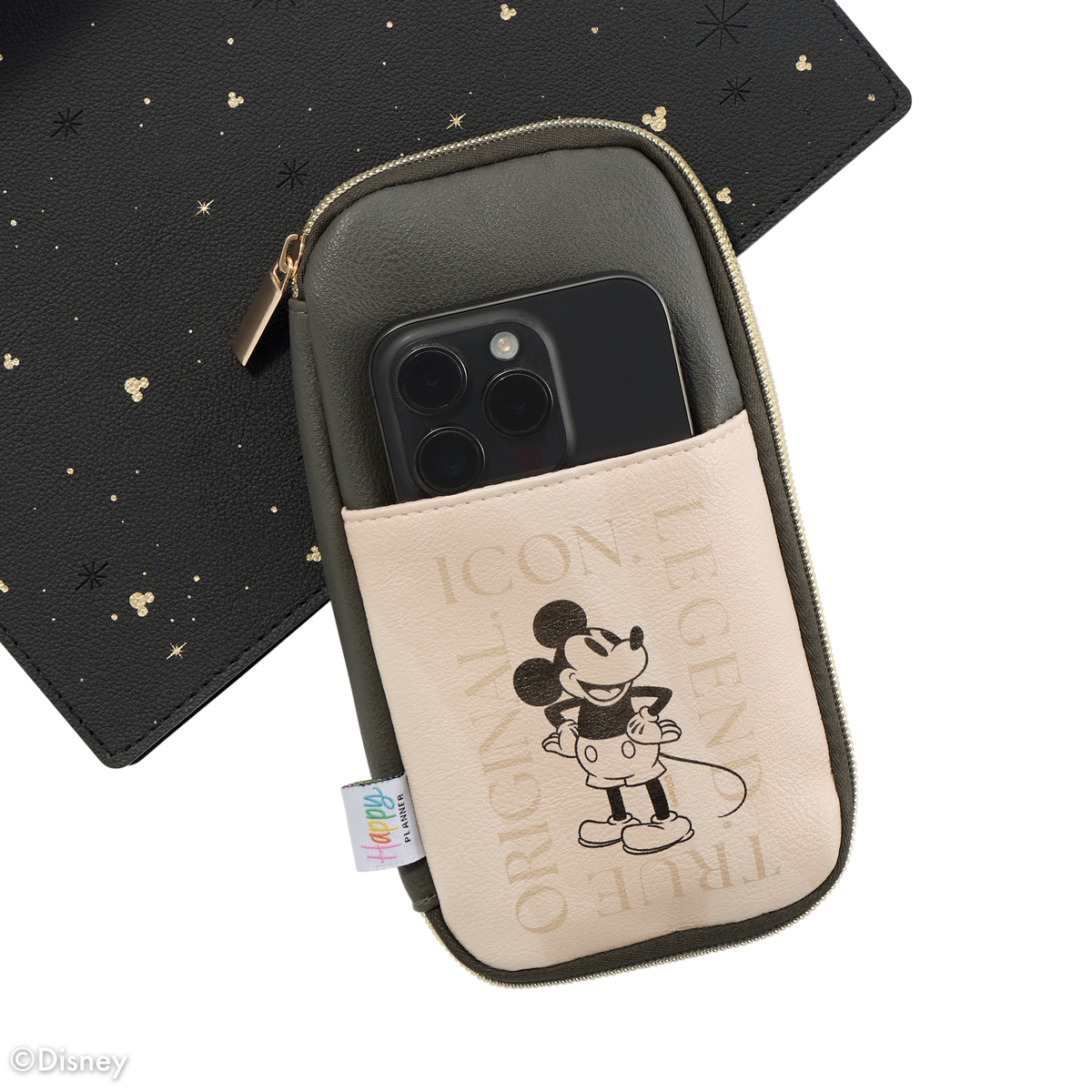 Mini Mod Pouch Disney Mod Mickey Mouse - Banded Accessory Zip Pouch – Happy Planner