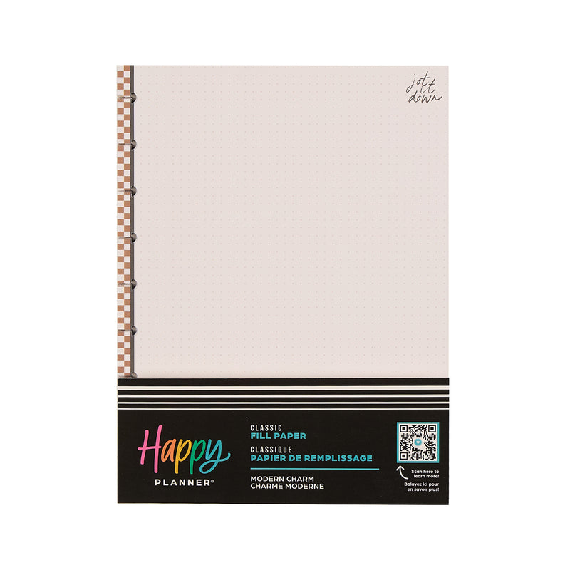 Modern Charm - Dot Grid Classic Filler Paper - 40 Sheets
