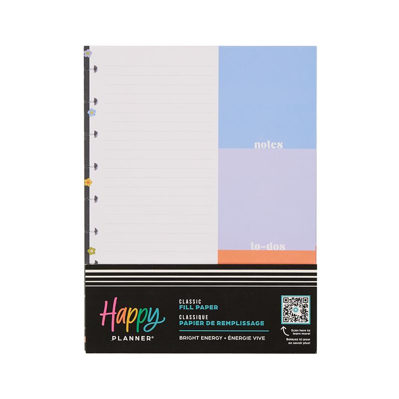 Bright Energy - Dashboard Classic Filler Paper - 40 Sheets