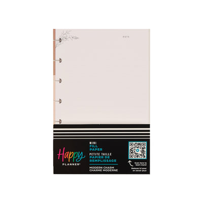 Modern Charm - Dotted Lined Mini Filler Paper - 40 Sheets