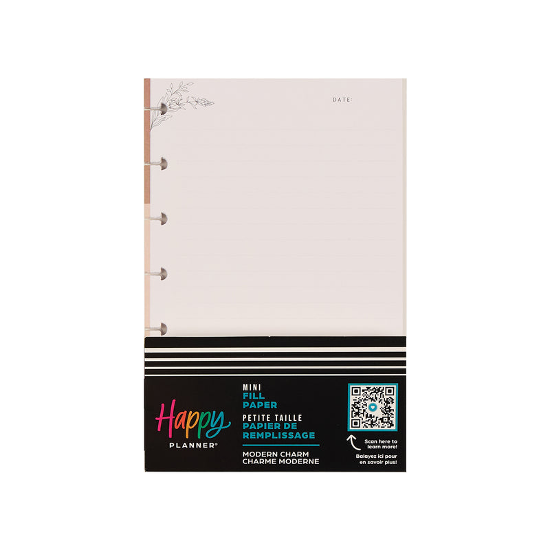Modern Charm - Dotted Lined Mini Filler Paper - 40 Sheets