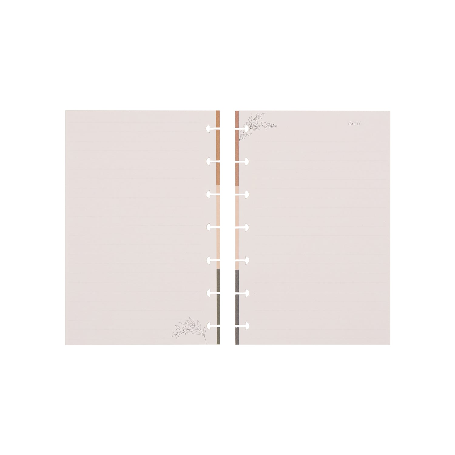 Mini Line Paper Modern Charm - Dotted Lined Mini Filler Paper - 40 Sheets – Happy Planner