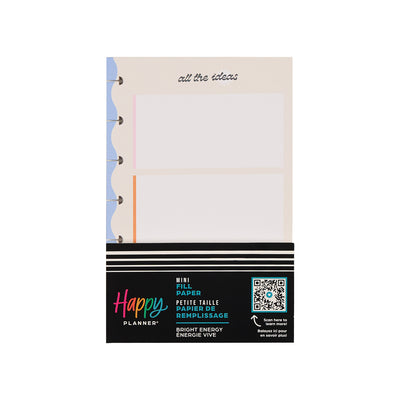 Bright Energy - Dot Grid Mini Filler Paper - 40 Sheets
