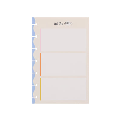 Bright Energy - Dot Grid Mini Filler Paper - 40 Sheets