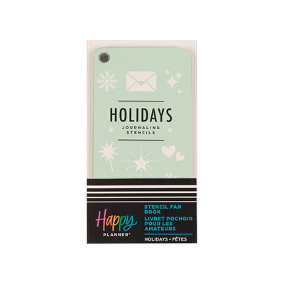 Holidays - Stencil Fan Book - 5 Sheets