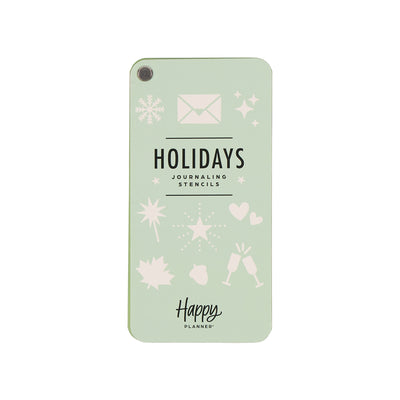 Holidays - Stencil Fan Book - 5 Sheets