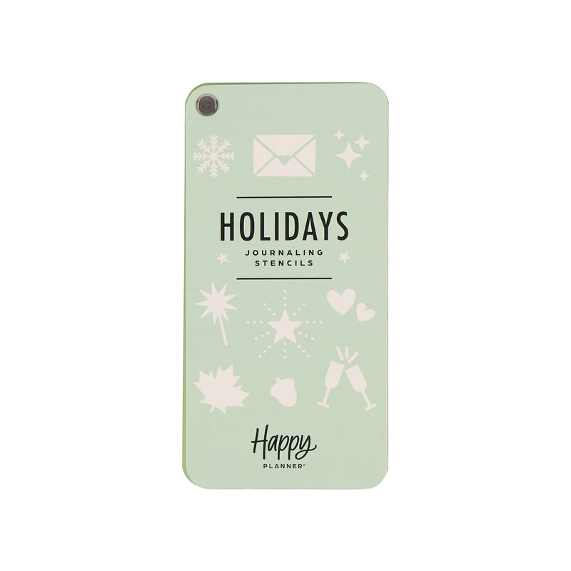 Holidays - Stencil Fan Book - 5 Sheets