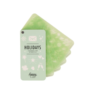 Holidays - Stencil Fan Book - 5 Sheets