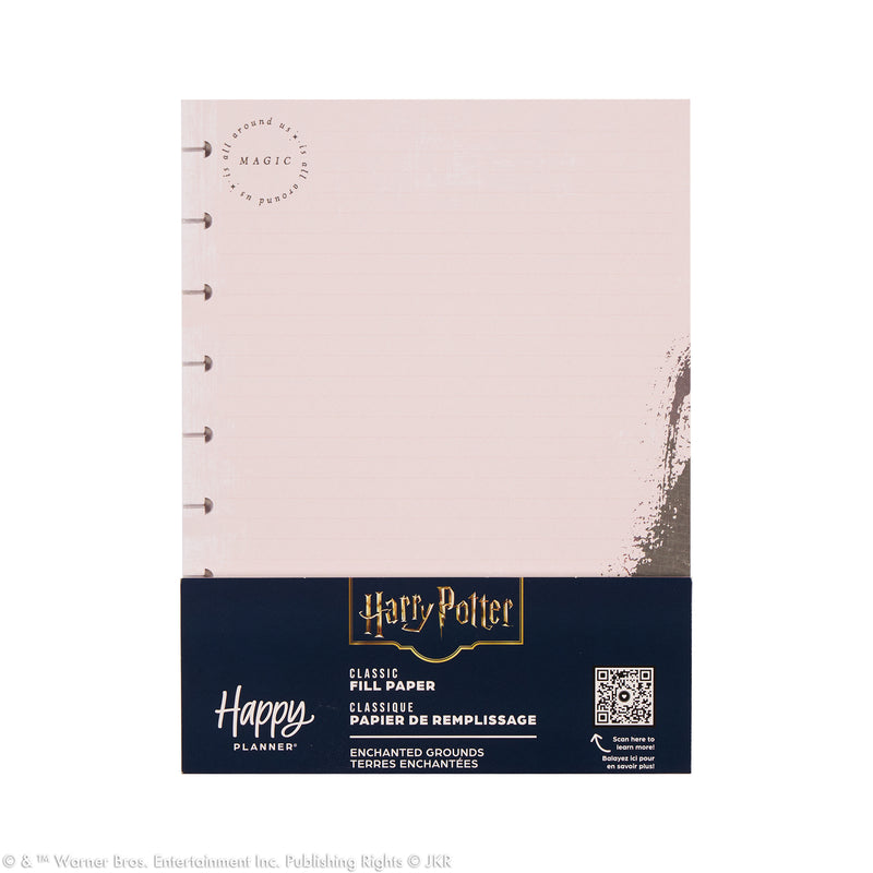 Harry Potter Enchanted Grounds - Dotted Lined Classic Filler Paper - 40 Sheets