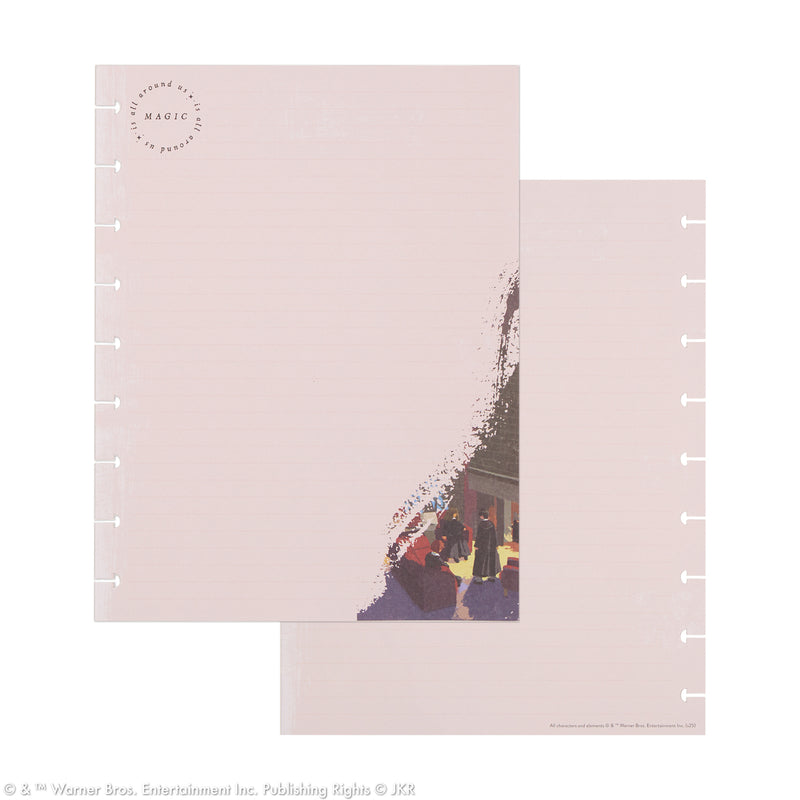 Harry Potter Enchanted Grounds - Dotted Lined Classic Filler Paper - 40 Sheets