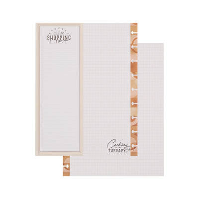 Rustic Roots Meal Planning - Grocery List Classic Filler Paper - 40 Sheets